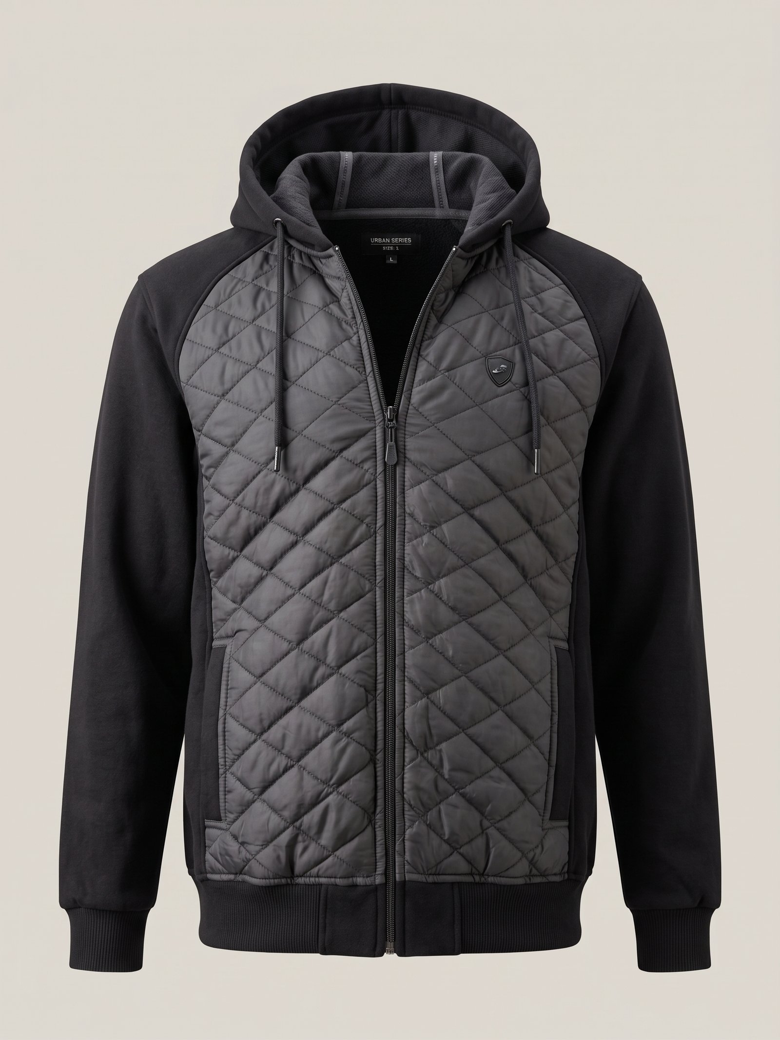 Altura Turco Önü Kapitoneli 3 İplik Fermuarlı Kapüşonlu Hoodie