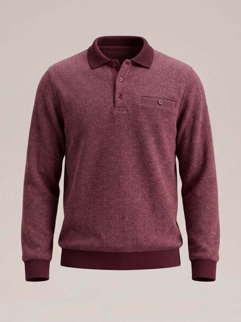 Altura Turco Bordo Polo Yaka Cepli Klasik Selanik Kazak