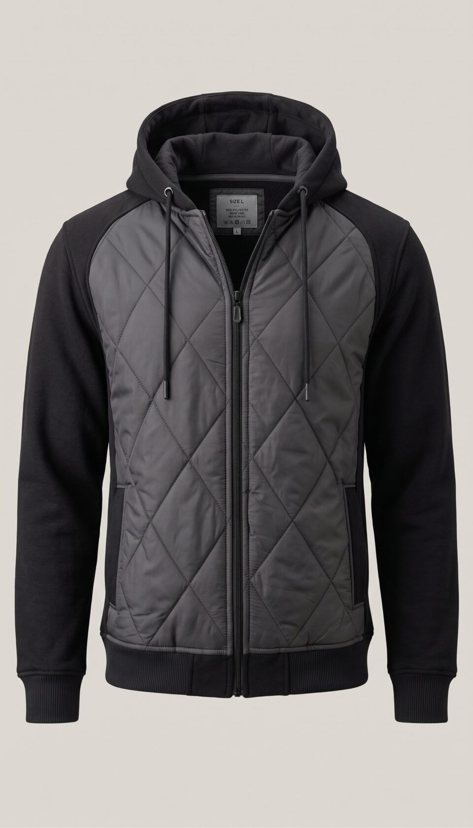 Altura Turco Önü Kapitoneli 3 İplik Fermuarlı Kapüşonlu Hoodie