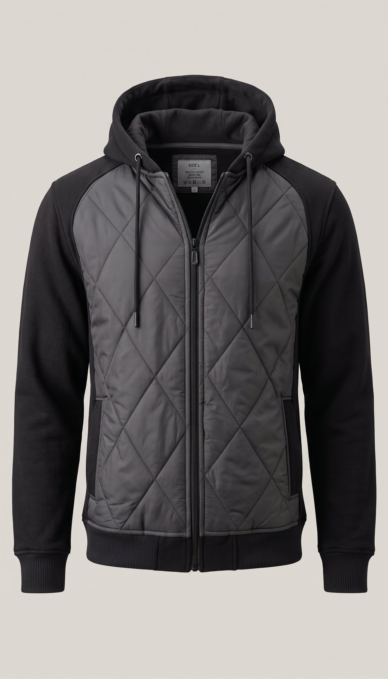 Altura Turco Önü Kapitoneli 3 İplik Fermuarlı Kapüşonlu Hoodie